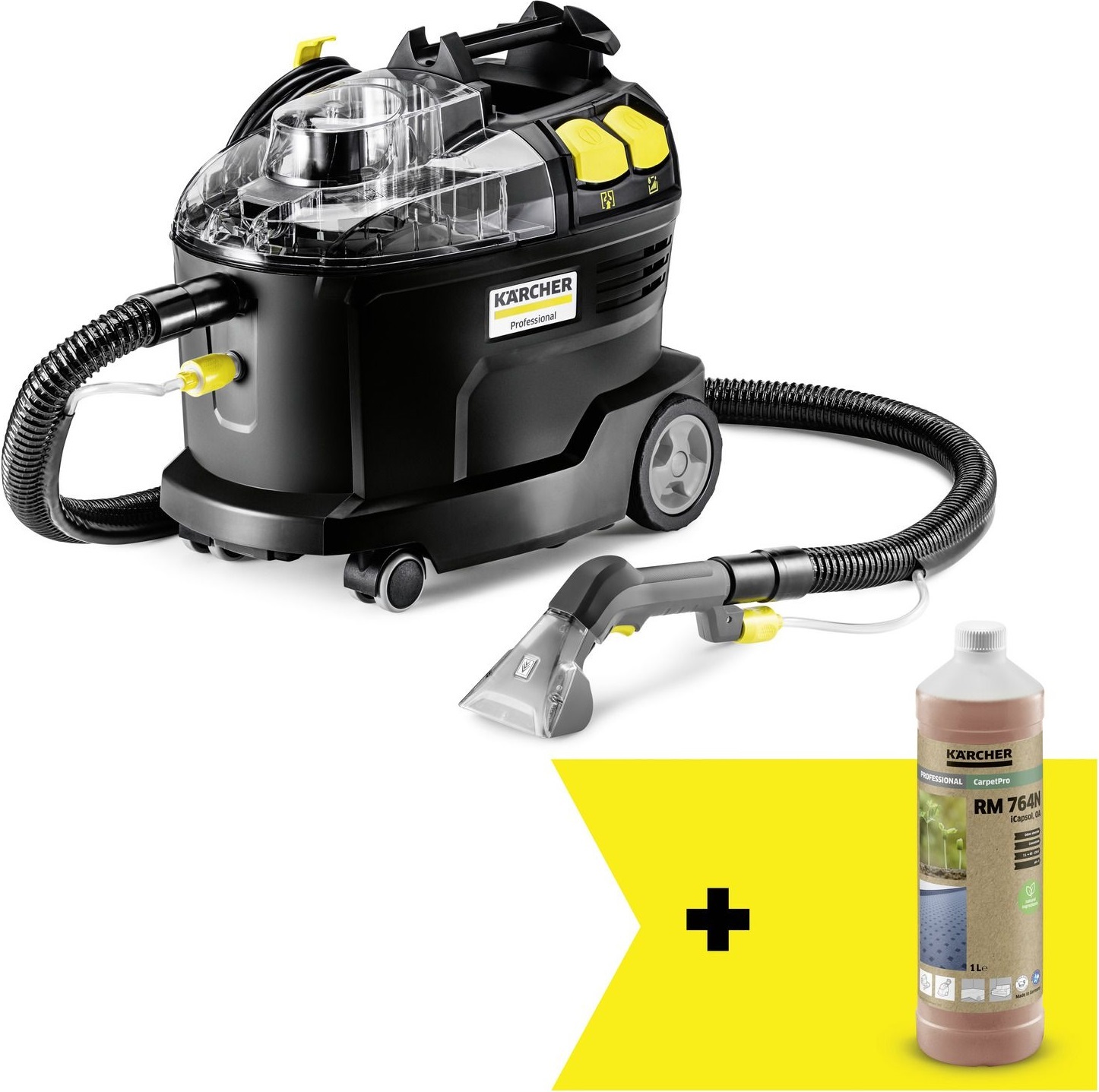 Пылесос профессиональный Karcher Puzzi 8/1 Go!Further (1.100-249.0
