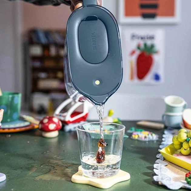 Фильтр-кувшин Brita Style Essential Mxpro 2.4л (1.4л очищенной воды) + 3 картриджа, голубой (1058103) фото 7