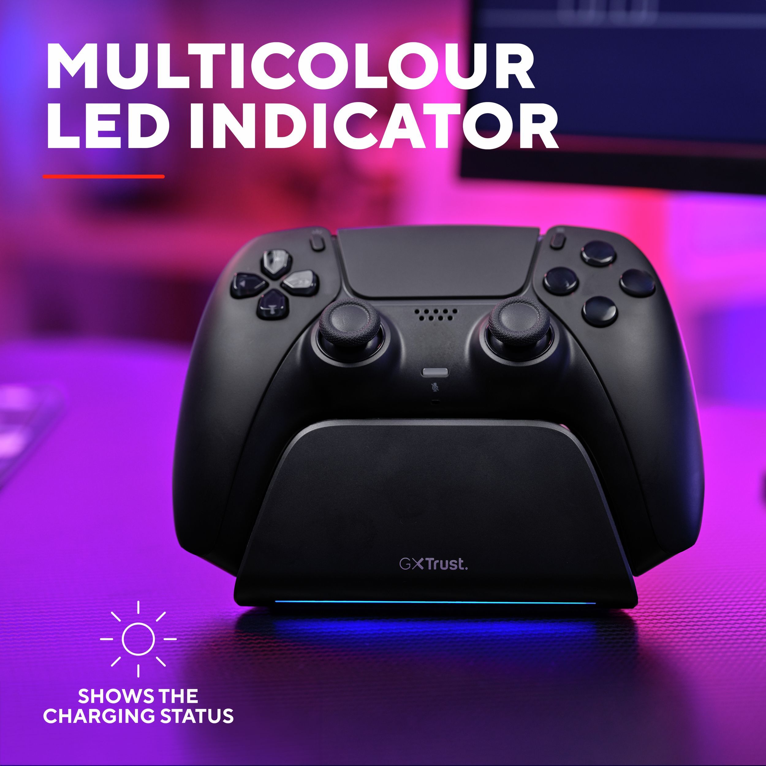 Зарядная станция Trust GXT 255 для PS5 Black (25552_TRUST) фото 