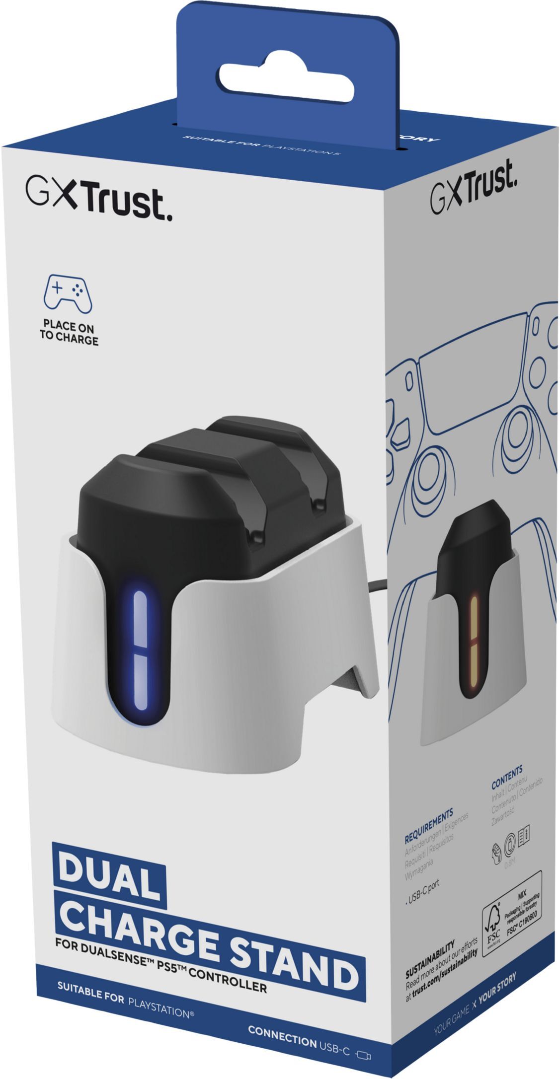 Зарядная станция Trust GXT 228 для PS5 White (25597_TRUST) фото 10