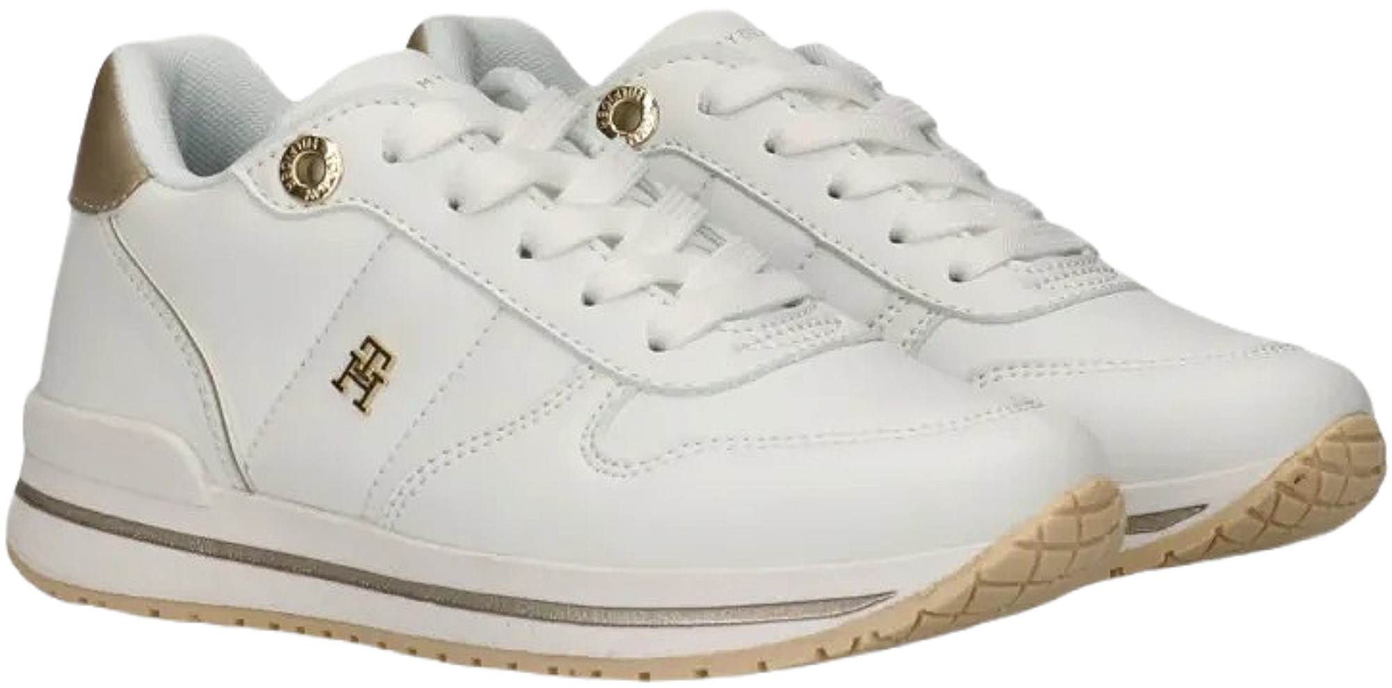 Кросівки для дівчаток Tommy Hilfiger Low Cut Lace-Up Sneaker T3A9-34271-1355X048 35 біліфото2