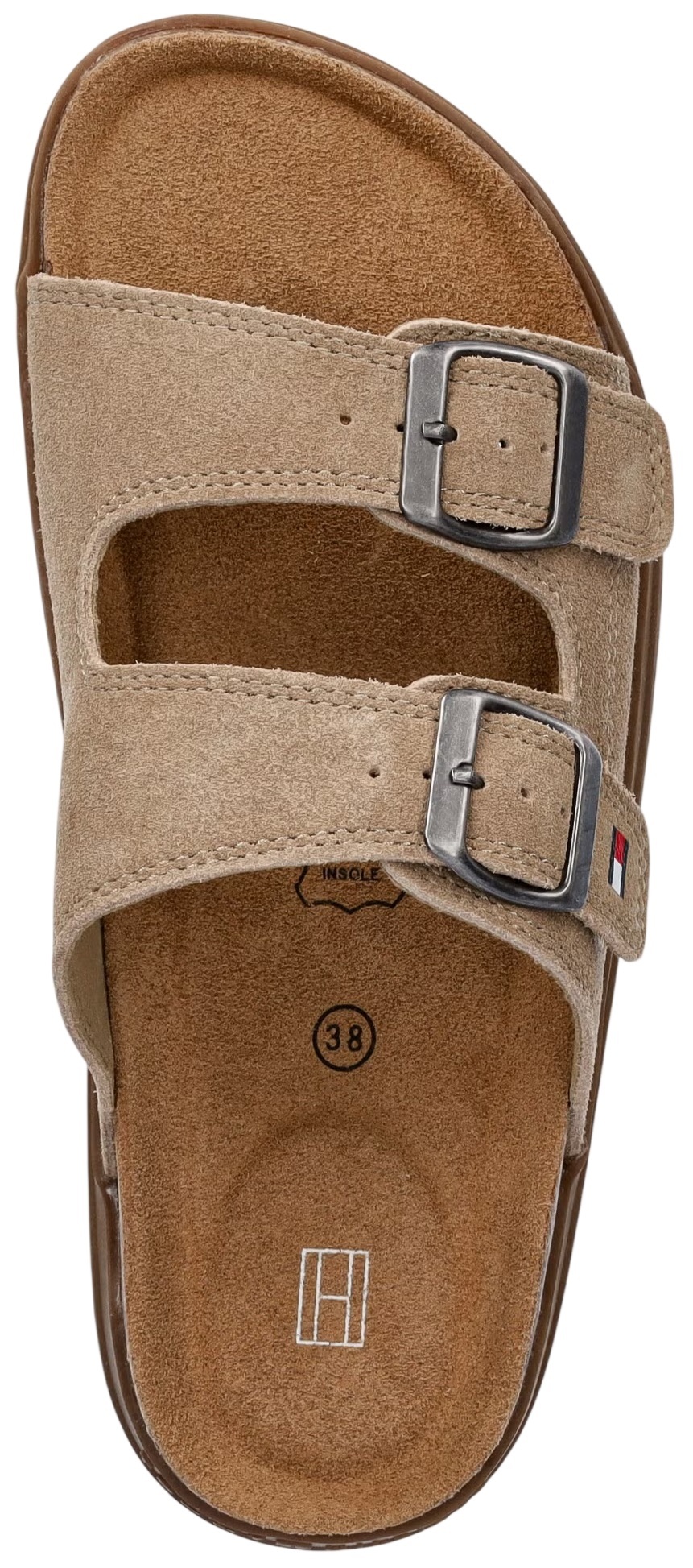 Шльопанці Tommy Hilfiger Sandal Sand T3X2-34396-1899503 39 коричневіфото4