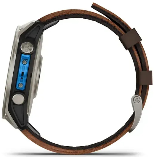 Смарт-часы Garmin D2 Mach 2 47mm Saph Bare Ti/Blk w/LthrBd (010-02904-31) фото 