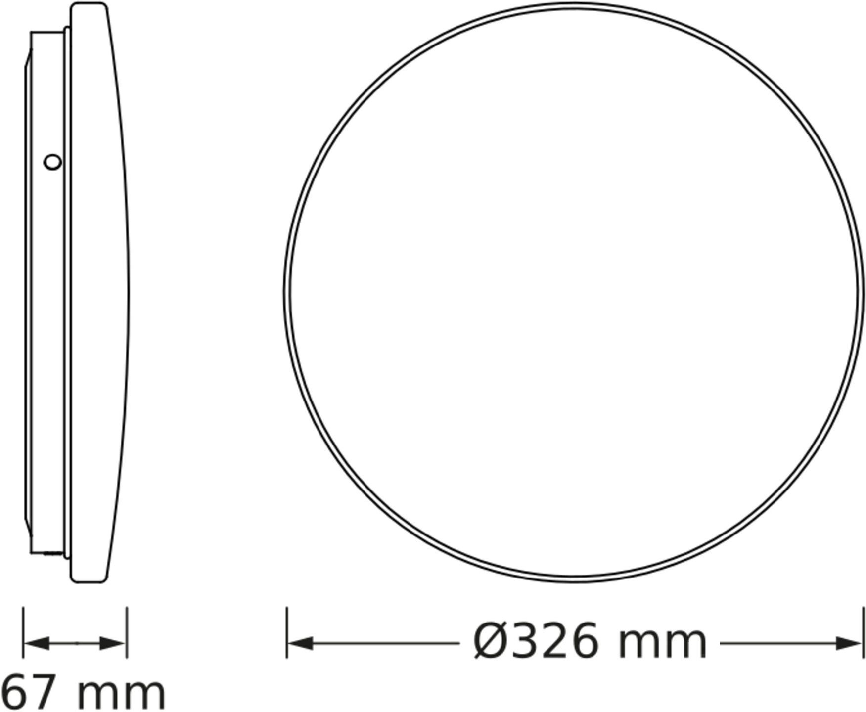 Светильник накладной с датчиком, Osram Ceiling Round 18 Вт, 4000 К, 1980 Лм (4099854647536) фото 2