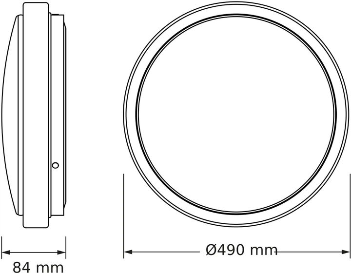 Светильник Osram Ceiling Skyne 48 см, круглый, 48 Вт, 4000 К (4099854664717) фото 