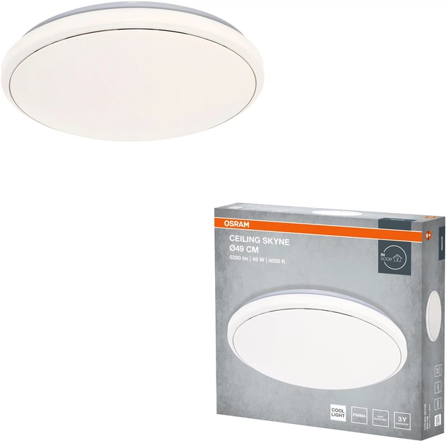 Светильник Osram Ceiling Skyne 48 см, круглый, 48 Вт, 4000 К (4099854664717) фото 