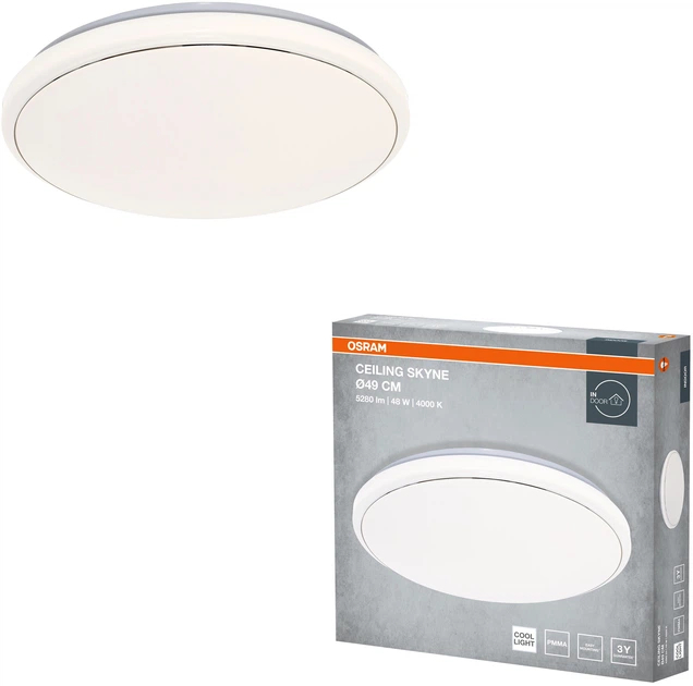 Светильник Osram Ceiling Skyne 48 см, круглый, 48 Вт, 4000 К (4099854664717) фото2