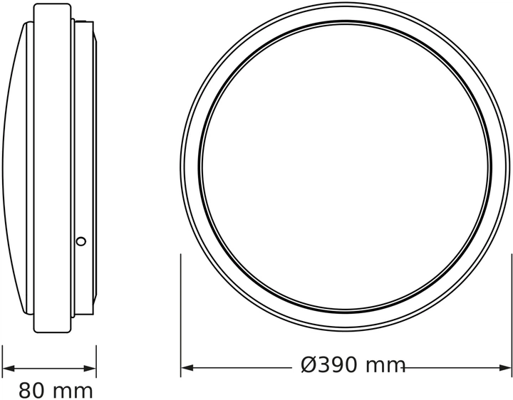 Светильник Osram Ceiling Skyne 38 см, круглый, 24 Вт, 4000 К (4099854664229) фото 
