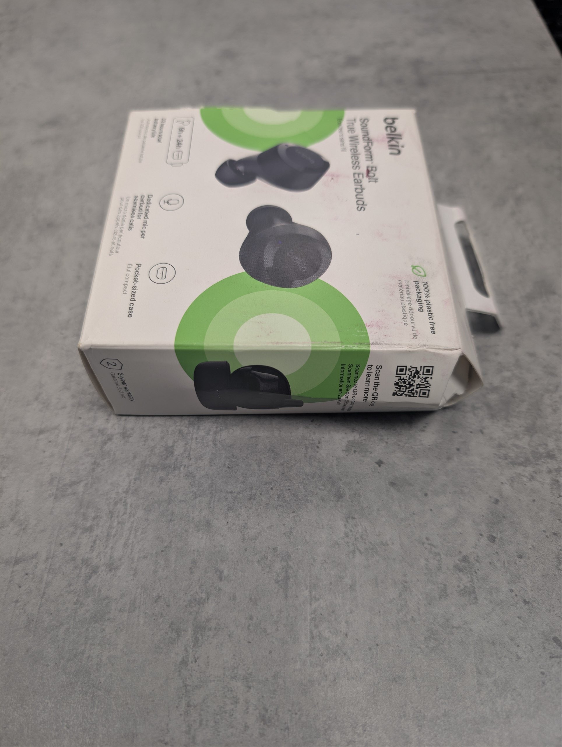 Наушники Belkin Soundform Bolt True Wireless Black (AUC009BTBLK) фото 3