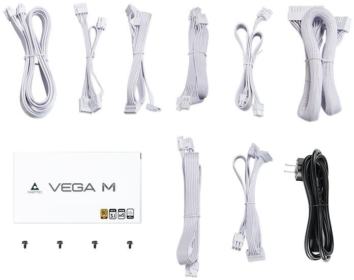 Блок живлення CHIEFTEC Vega M White (PPG-1000-CW) фото6