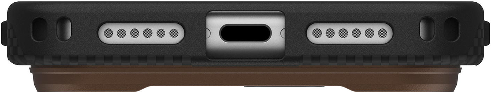 Чехол UAG для iPhone 17 Pro Max, Fibr Armr Magsafe, Kevlar Graphite/Bronze (114554113985) фото 