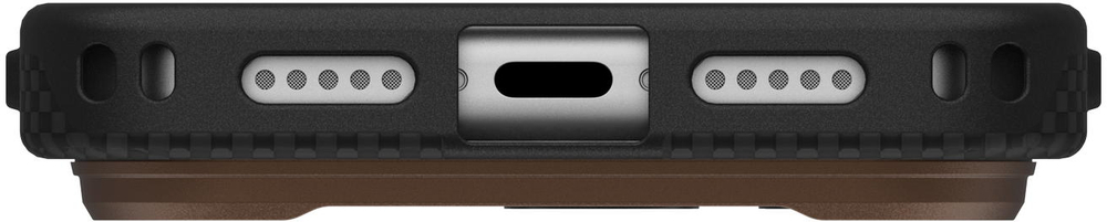 Чохол UAG для iPhone 17 Pro, Fibr Armr Magsafe, Kevlar Graphite/Bronze (114555113985)фото