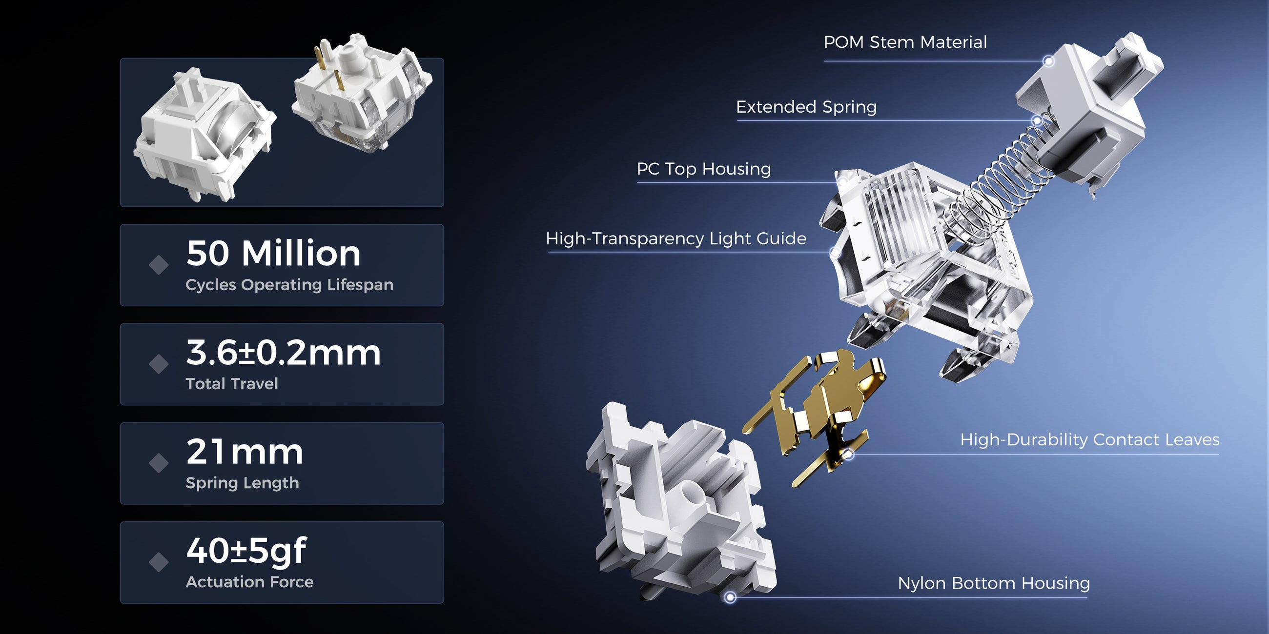 Клавиатура GravaStar Mercury K1 Lite 80keys Crystal Aurora (GSK1LITE_XTAL_AUROA) фото 15