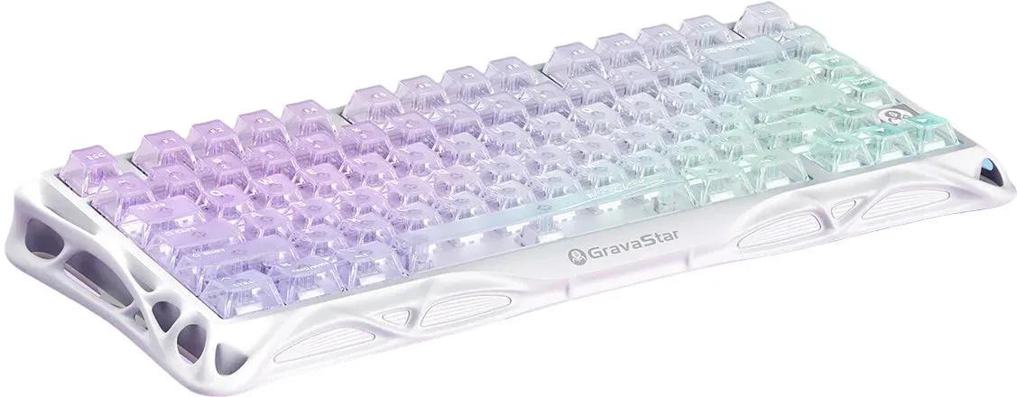 Клавиатура GravaStar Mercury K1 Lite 80keys Crystal Aurora (GSK1LITE_XTAL_AUROA) фото 19