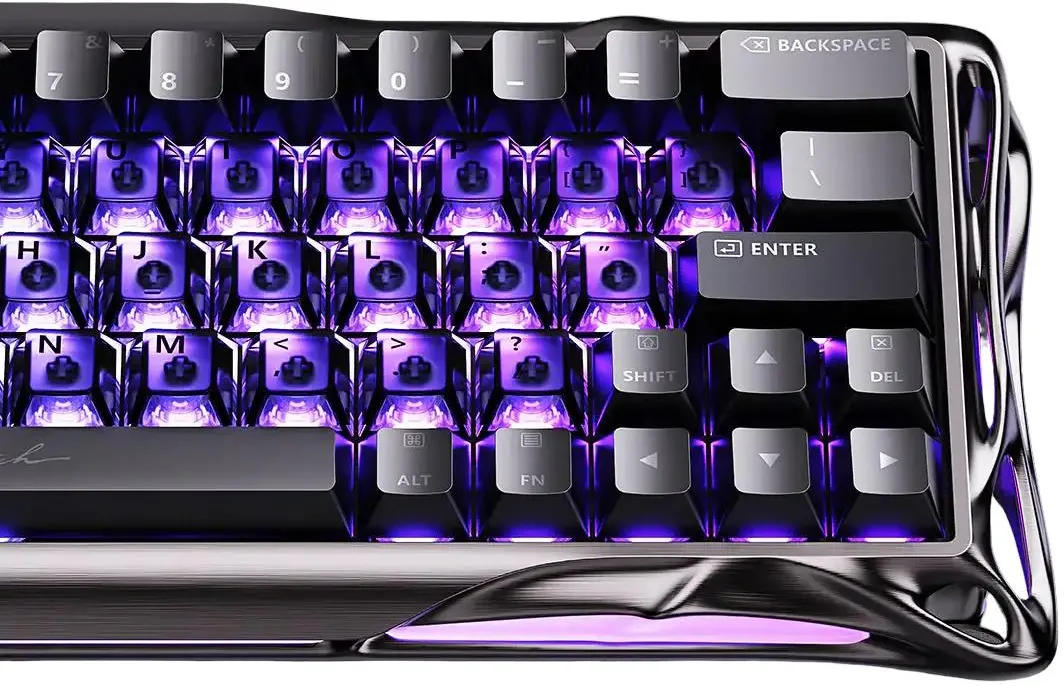 Клавиатура GravaStar Mercury V60 Pro 60keys GunMetal (GSV60PRO_XTAL_BLK) фото 9