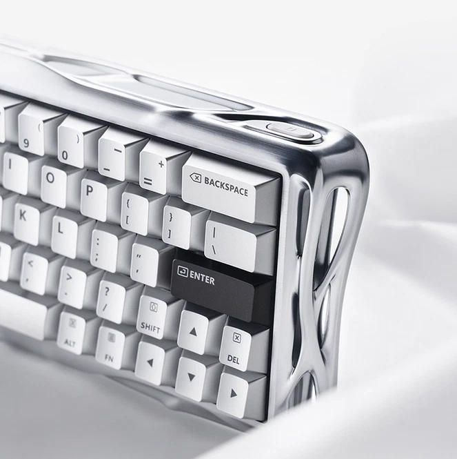 Клавиатура GravaStar Mercury V60 Pro 60keys Chrome Silver (GSV60PRO_XTAL_SLV) фото 6