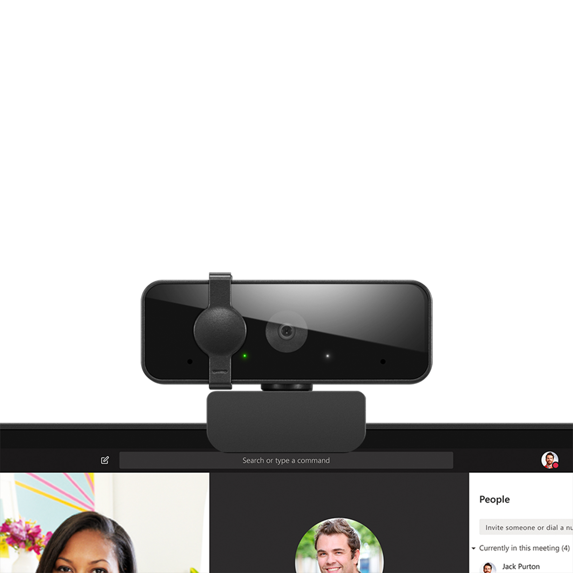 Веб-камера Lenovo 310 FHD Webcam Black (GXC1S15024) фото 6