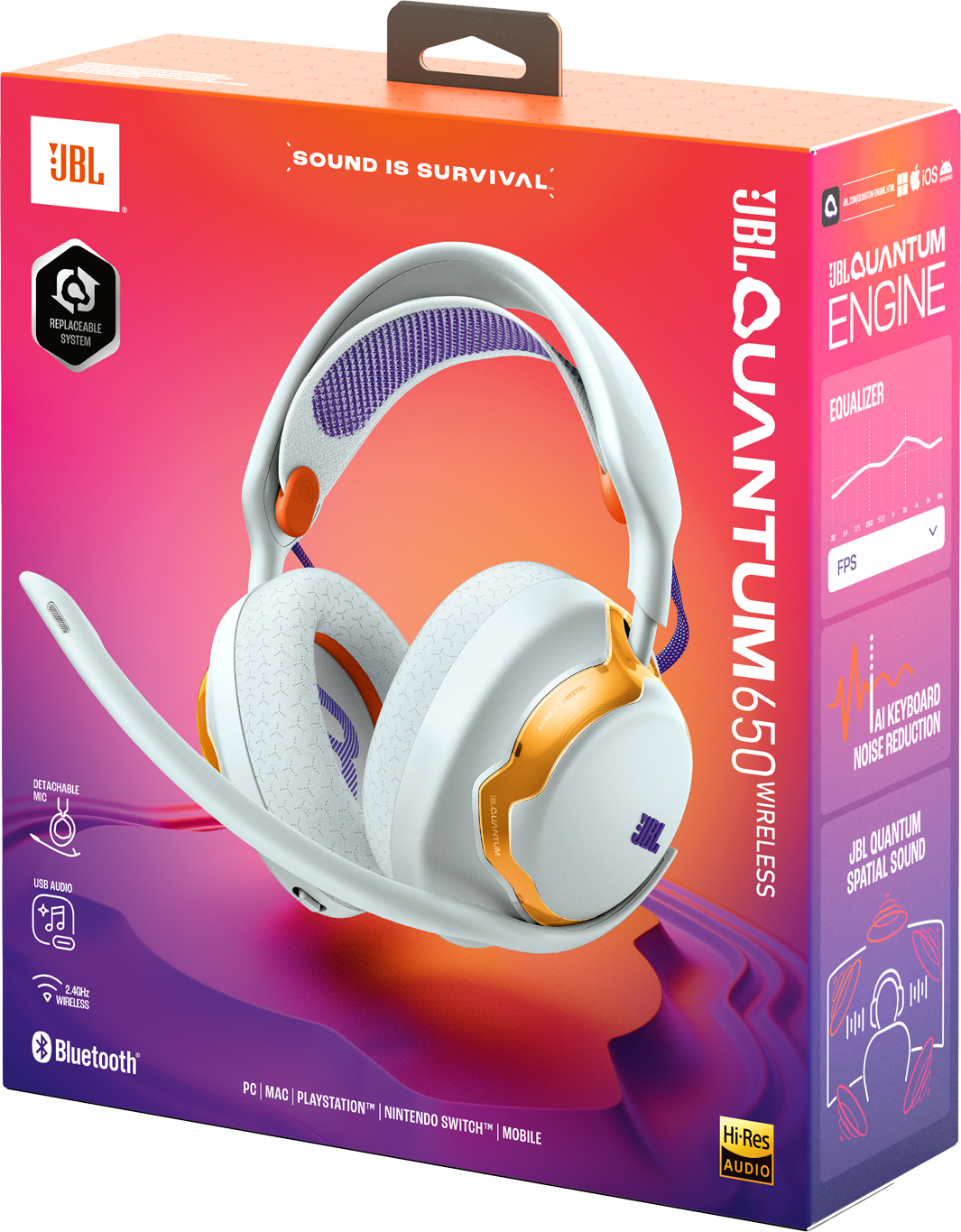 Игровая гарнитура JBL Quantum 650 Teal (JBLQTUM650TEL) фото 