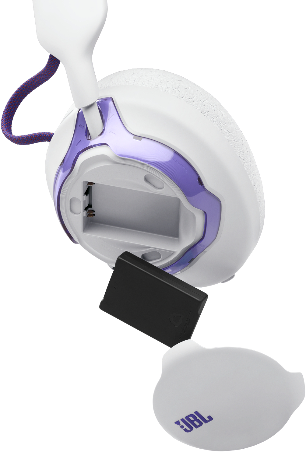 Ігрова гарнітура JBL Quantum 650 White (JBLQTUM650WHT)фото