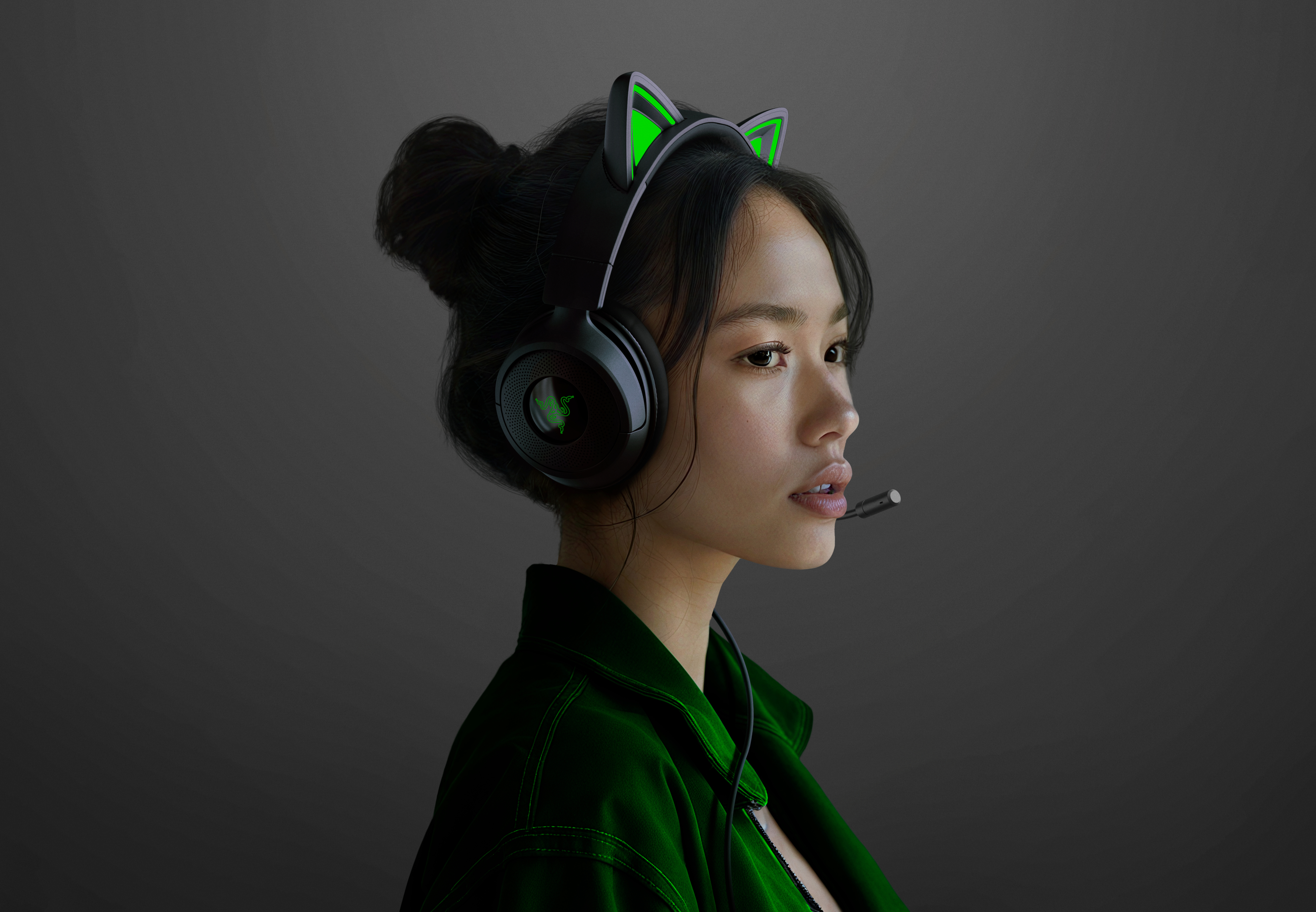 Игровая гарнитура Razer Kraken Kitty V3 X Black (RZ04-05350200-R3M1) фото 9