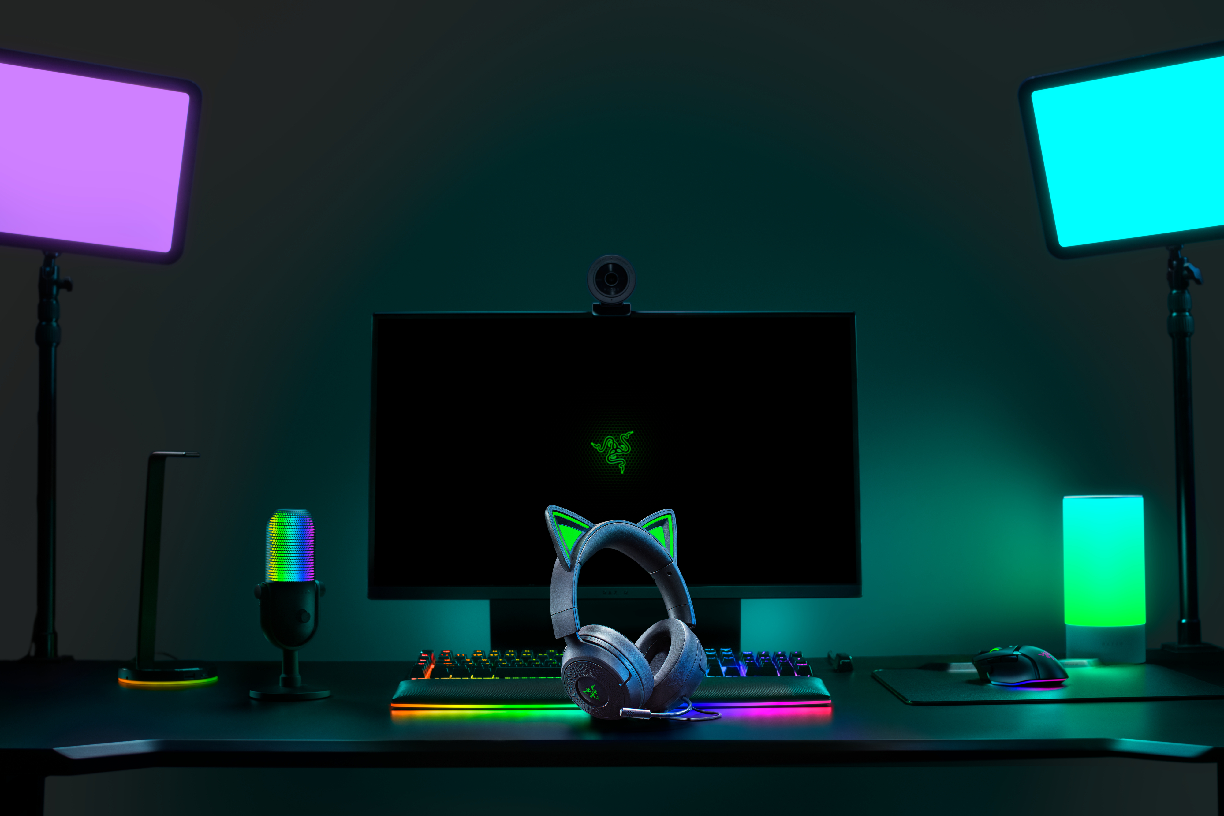 Игровая гарнитура Razer Kraken Kitty V3 X Black (RZ04-05350200-R3M1) фото 10