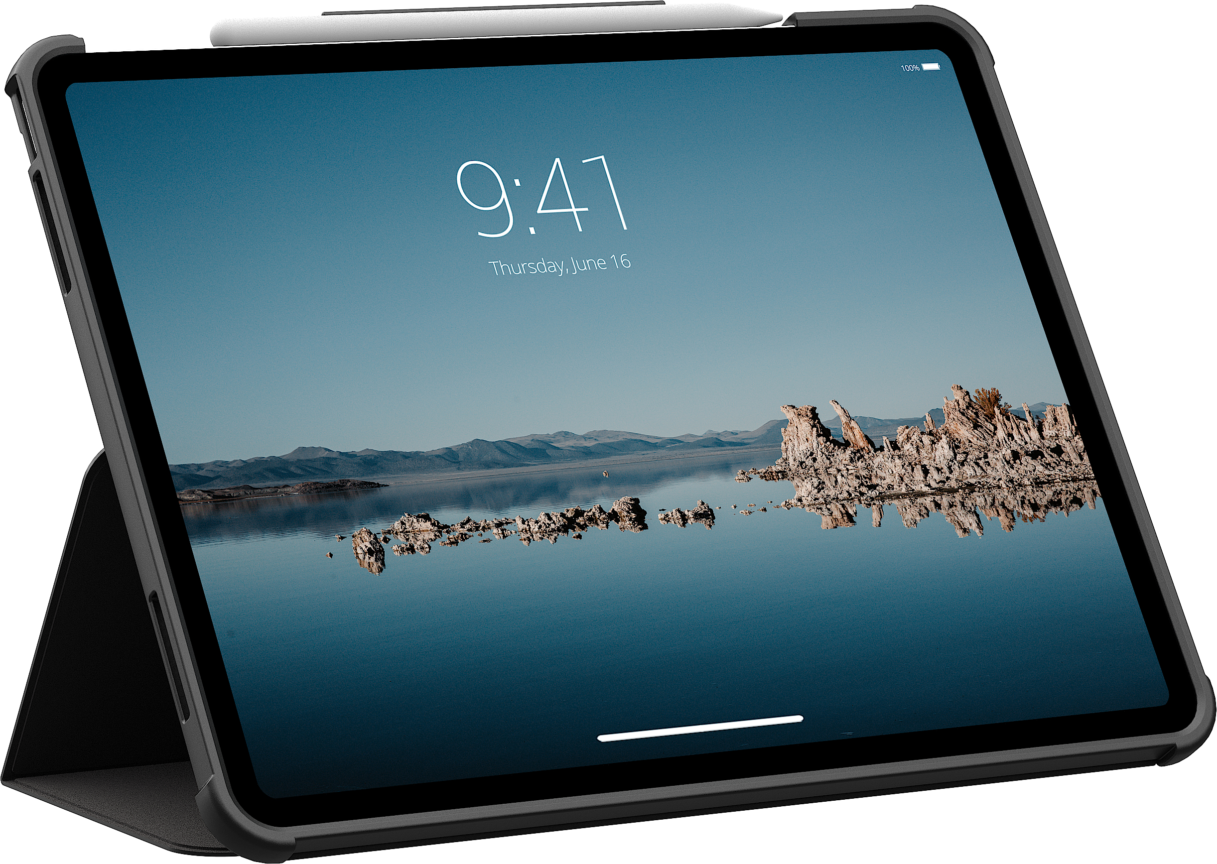 Чехол UAG для iPad Air 13" (Gen 3, 2026) Plyo LT, Ice/Black (124498114043) фото 