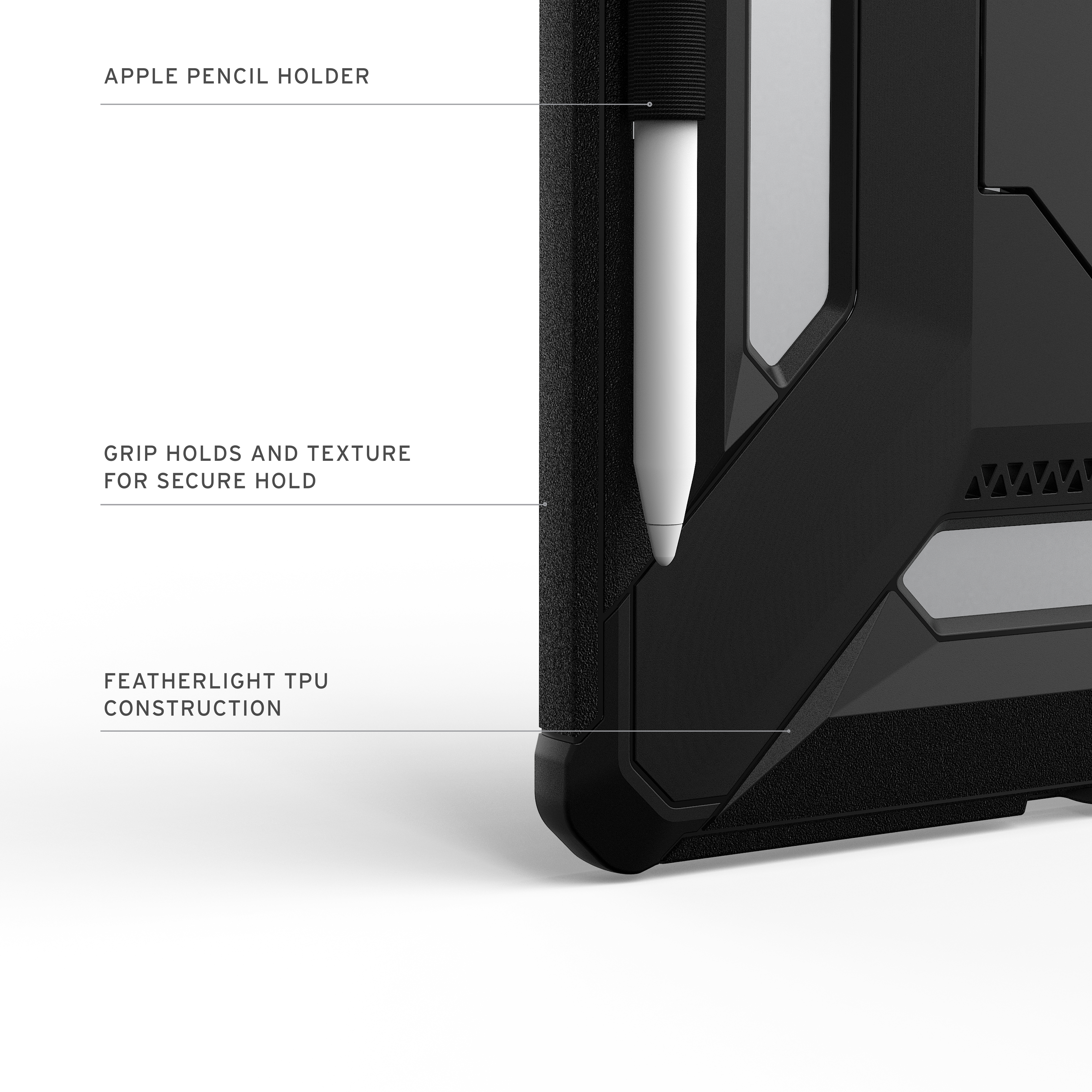 Чохол UAG для iPad Air 11" (Gen 8, 2026) Scout+, Ash (124493113131)фото