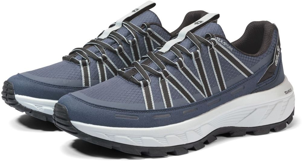 Кроссовки мужские Jack Wolfskin Wild Hike Texapore Low M A65577_C0412 45 (10,5 UK) синые фото 