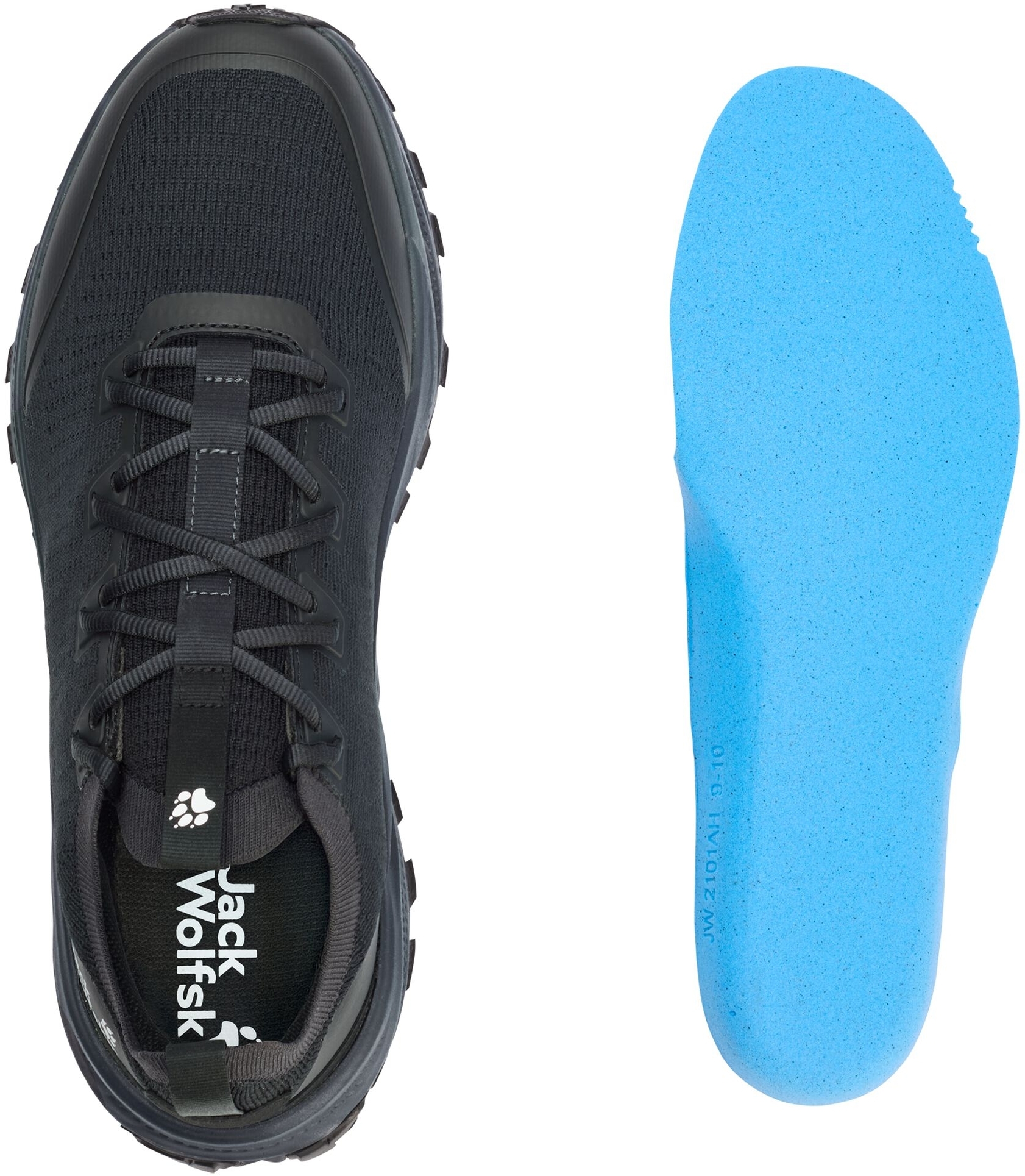 Кроссовки мужские Jack Wolfskin Ps Trail Knit Low M A65583_6350 42 (8 UK) темно-серые фото 