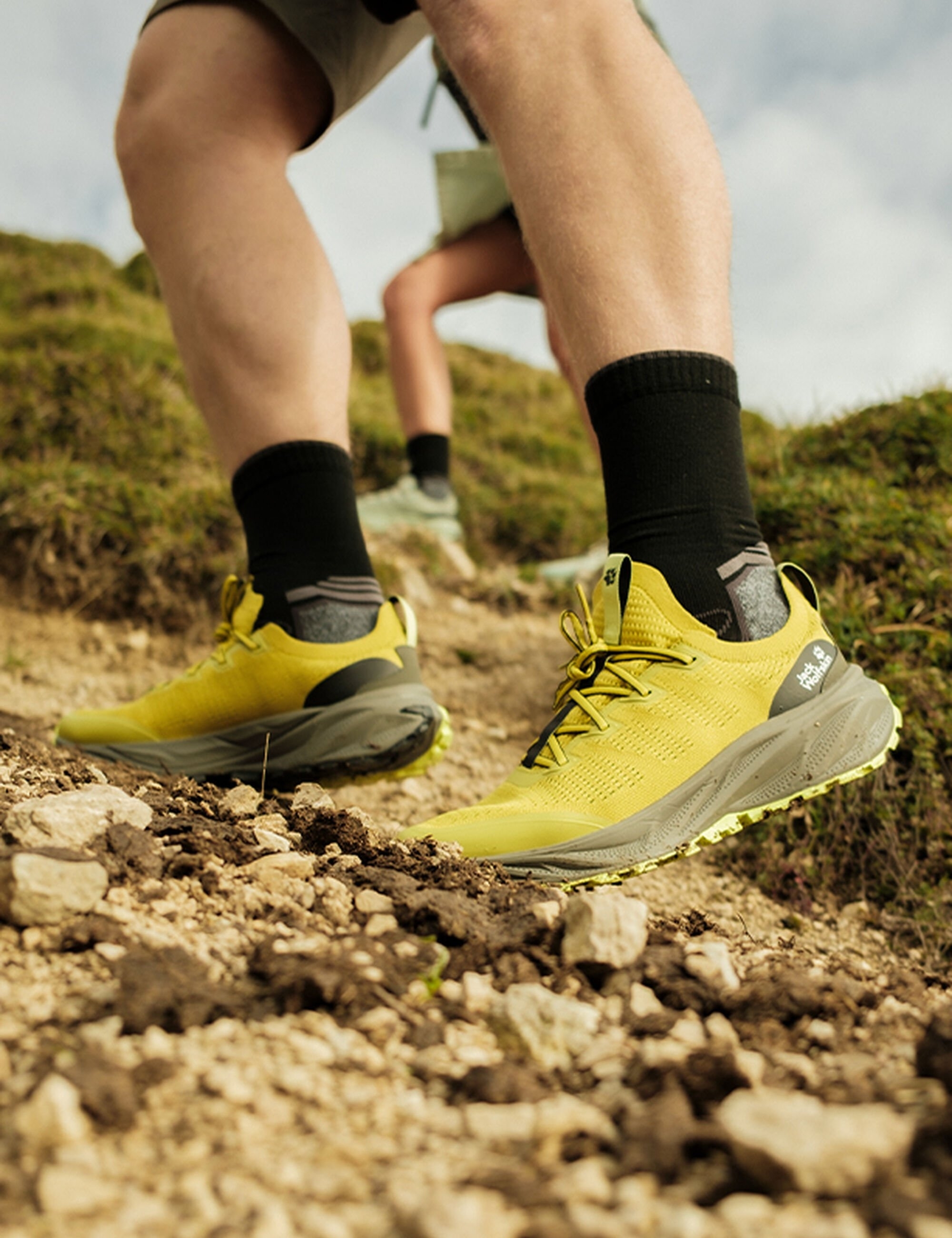 Кросівки чоловічі Jack Wolfskin Ps Trail Knit Low MPs Trail Knit Low W A65583_M0053 45 (10,5 UK) жовтіфото