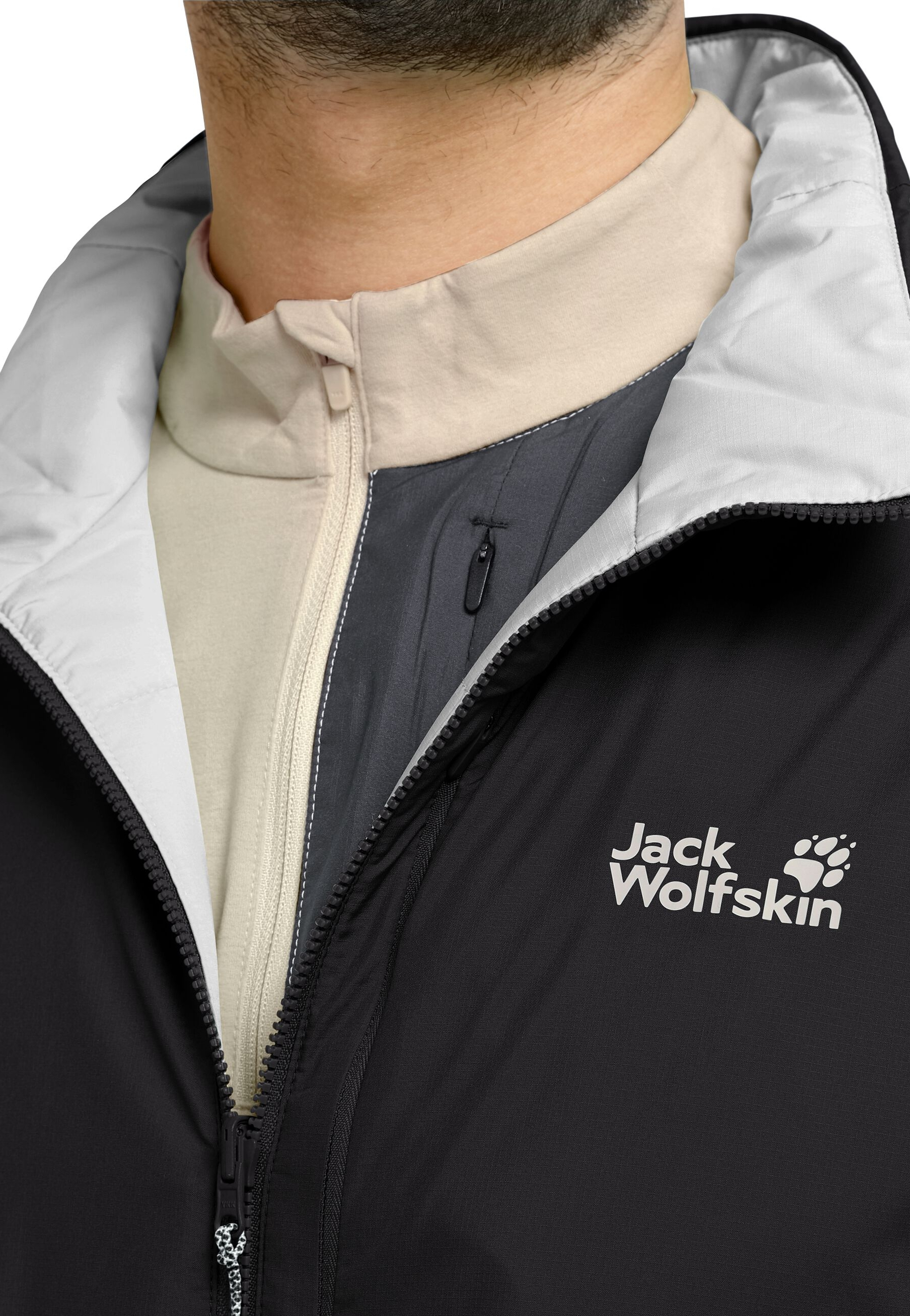 Куртка мужская Jack Wolfskin Trail Light Ins 2In1 Jkt M A65867_6000 M черная фото6