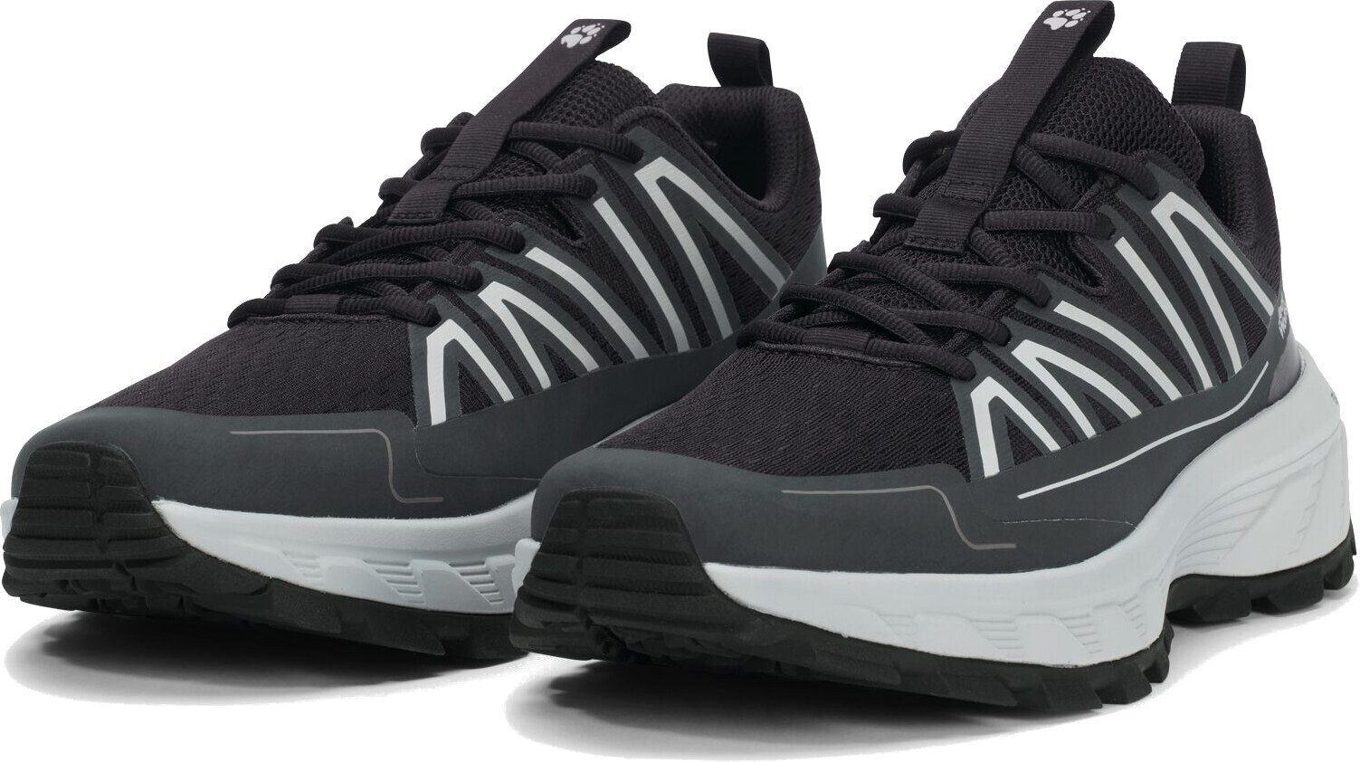 Кросівки чоловічі Jack Wolfskin Wild Hike Low M A65579_6156 40 (6,5 UK) чорні/темно-сіріфото