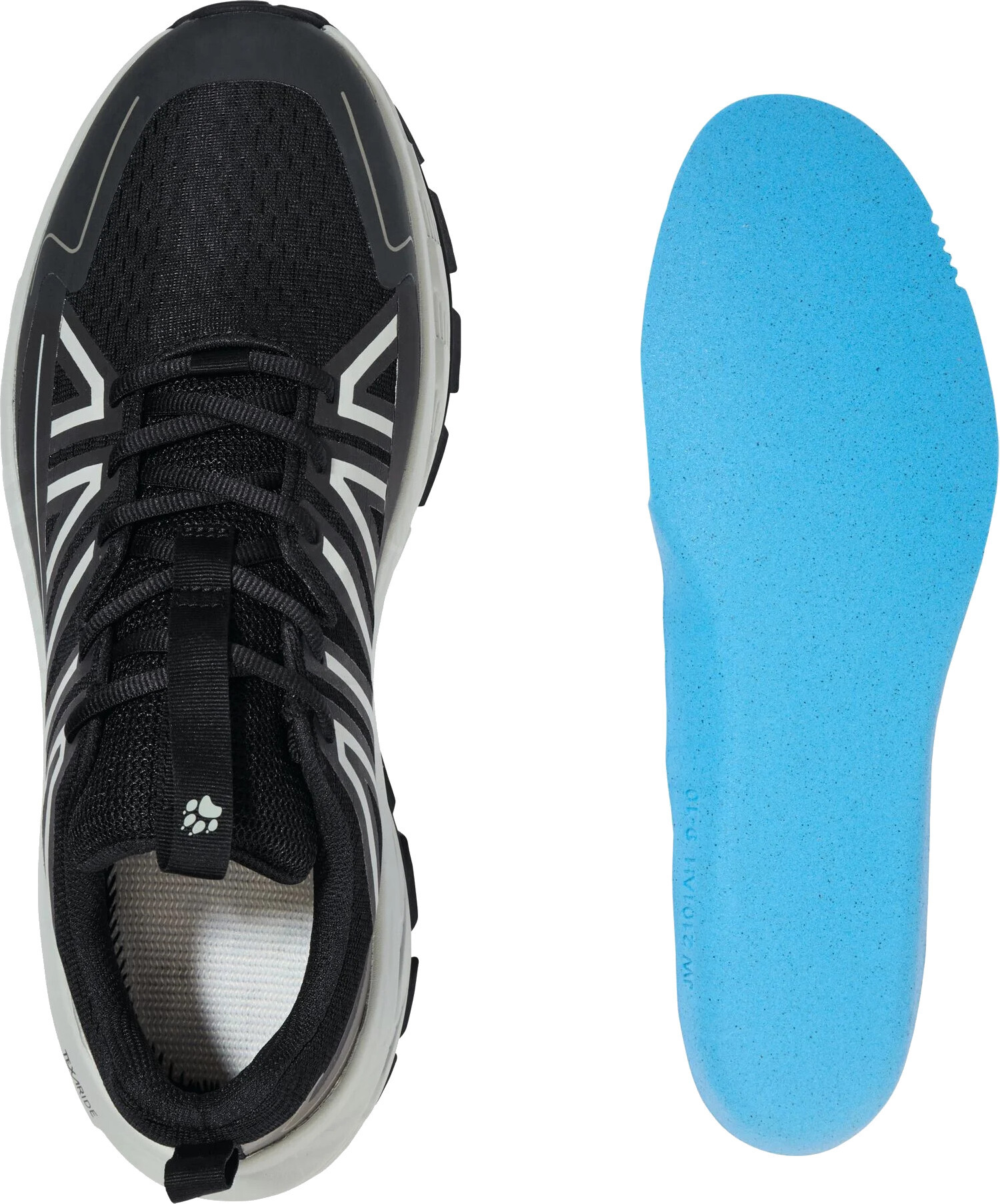 Кросівки чоловічі Jack Wolfskin Wild Hike Low M A65579_6156 40 (6,5 UK) чорні/темно-сіріфото