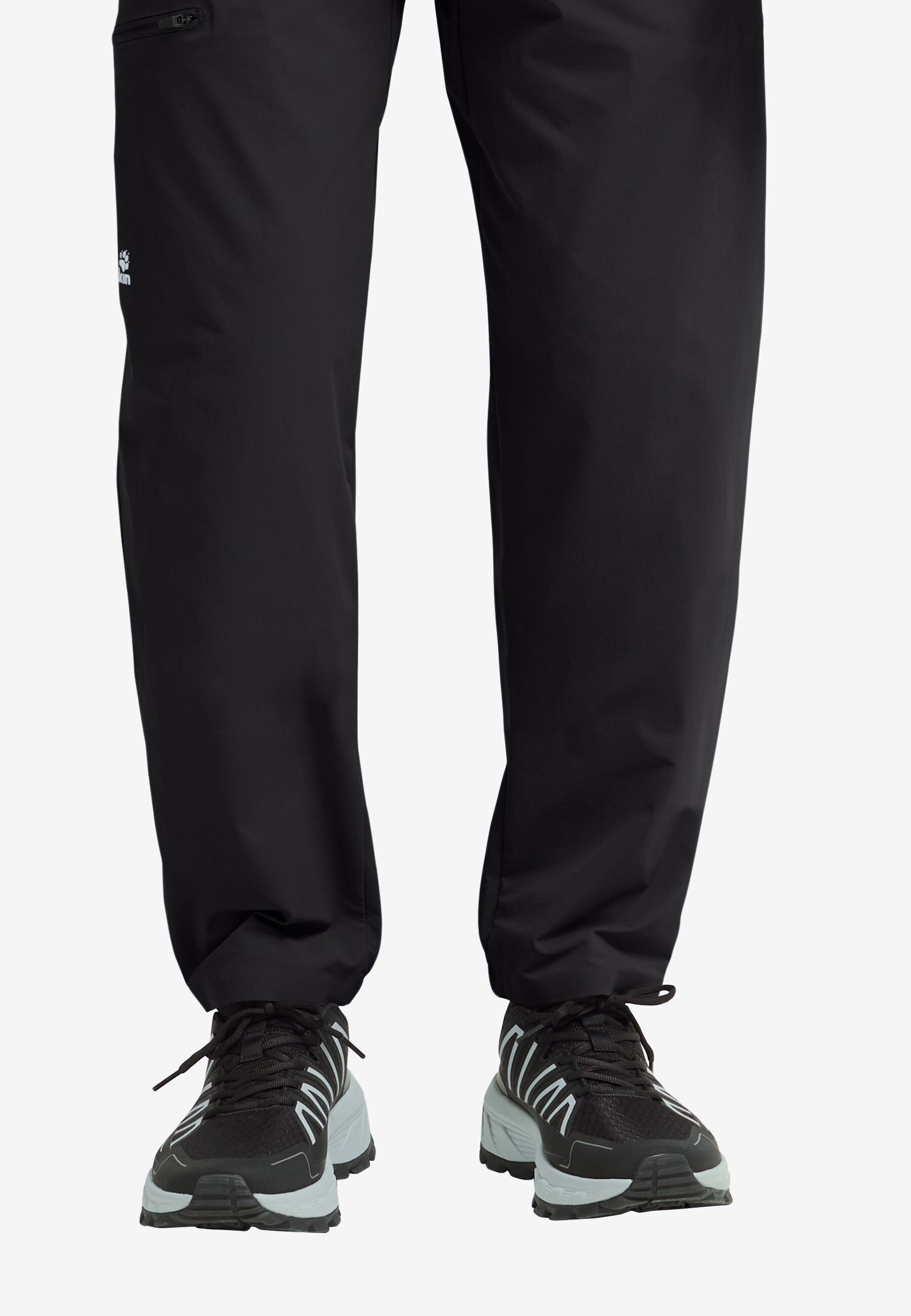 Кросівки чоловічі Jack Wolfskin Wild Hike Low M A65579_6156 40 (6,5 UK) чорні/темно-сіріфото