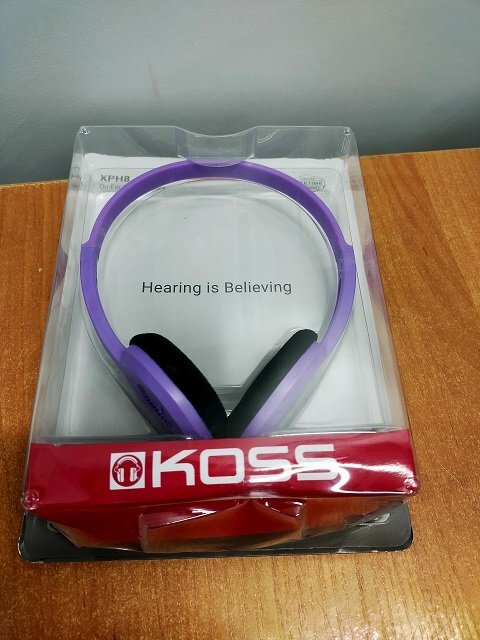 Навушники Koss KPH8v On-Ear Violet (195645.101)фото