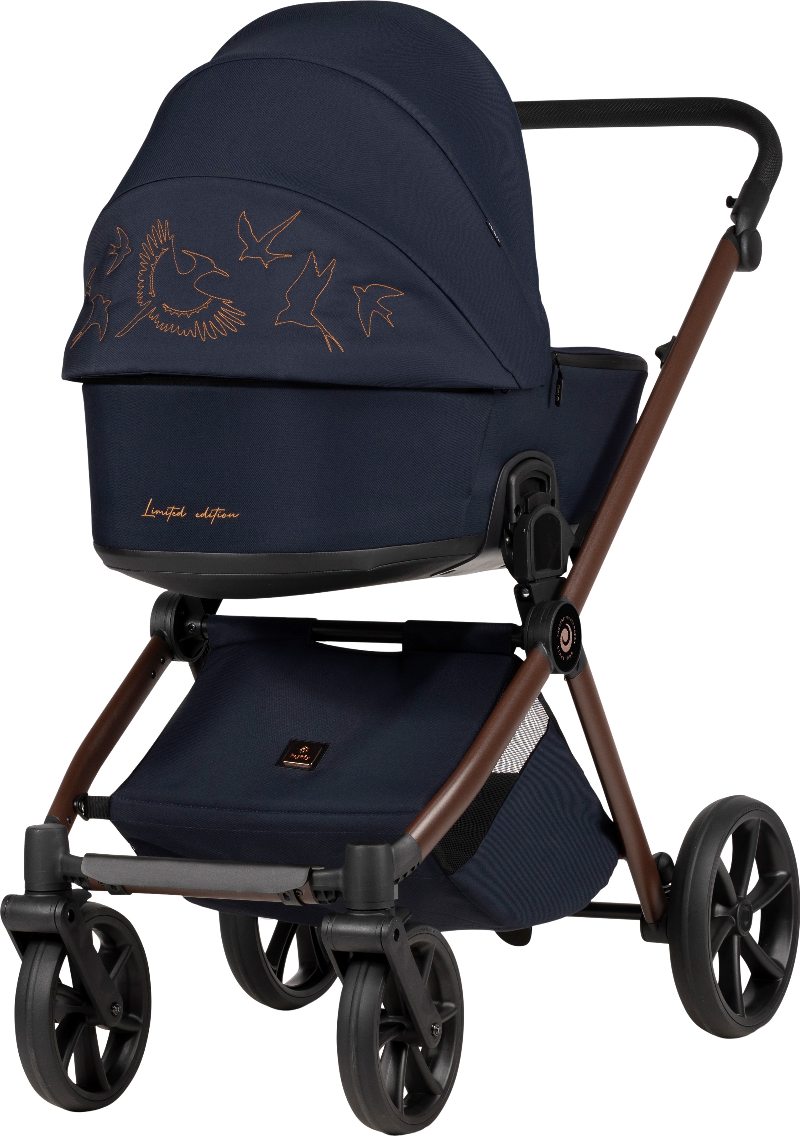 Коляска универсальная Tutis Mio3 Plus Limited Edition Midnight Swallow (1622015) фото 