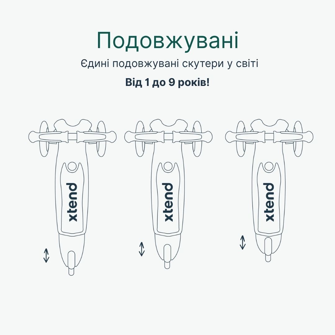 Самокат SmarTrike Xtend Mini-Ride Green (2501304)фото