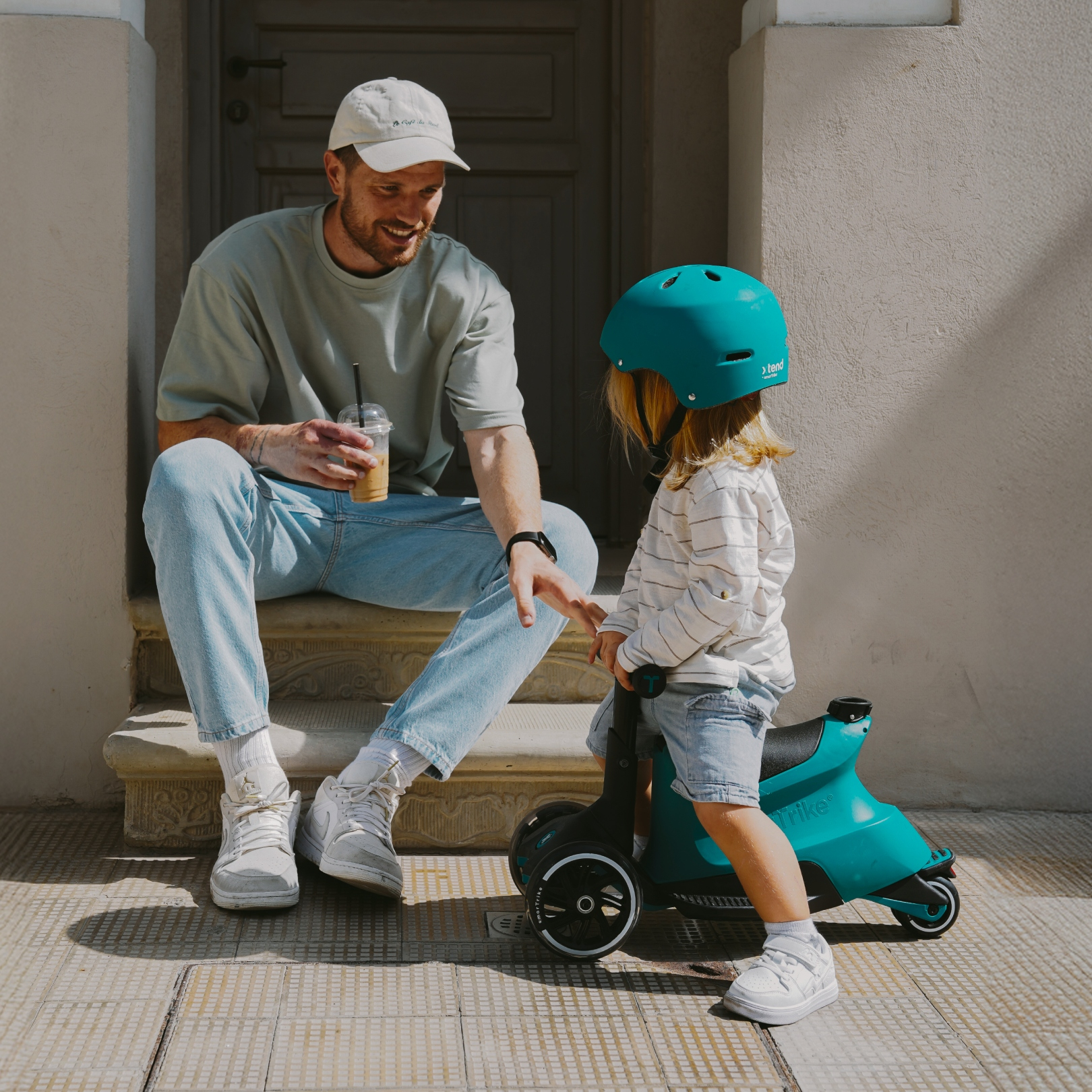 Самокат SmarTrike Xtend Plus Ride On - Teal (2401305)фото