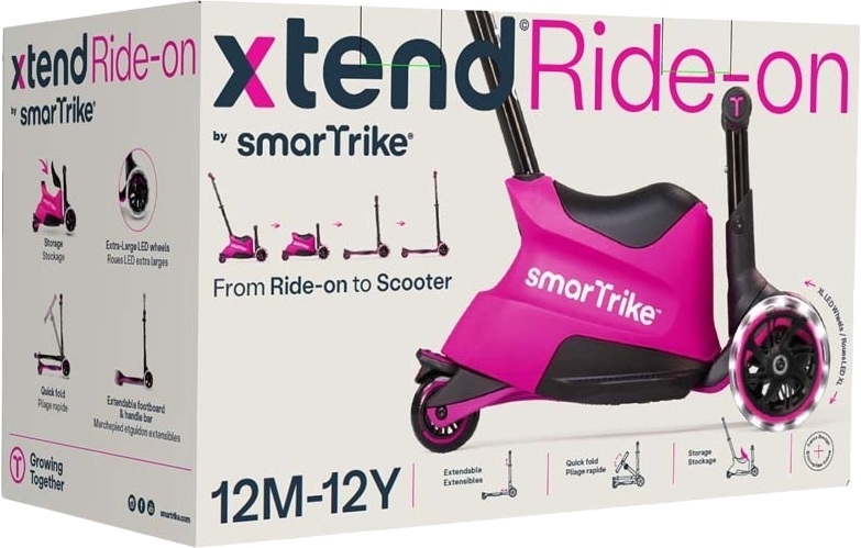 Самокат SmarTrike Xtend Ride-On Pink (2401301)фото