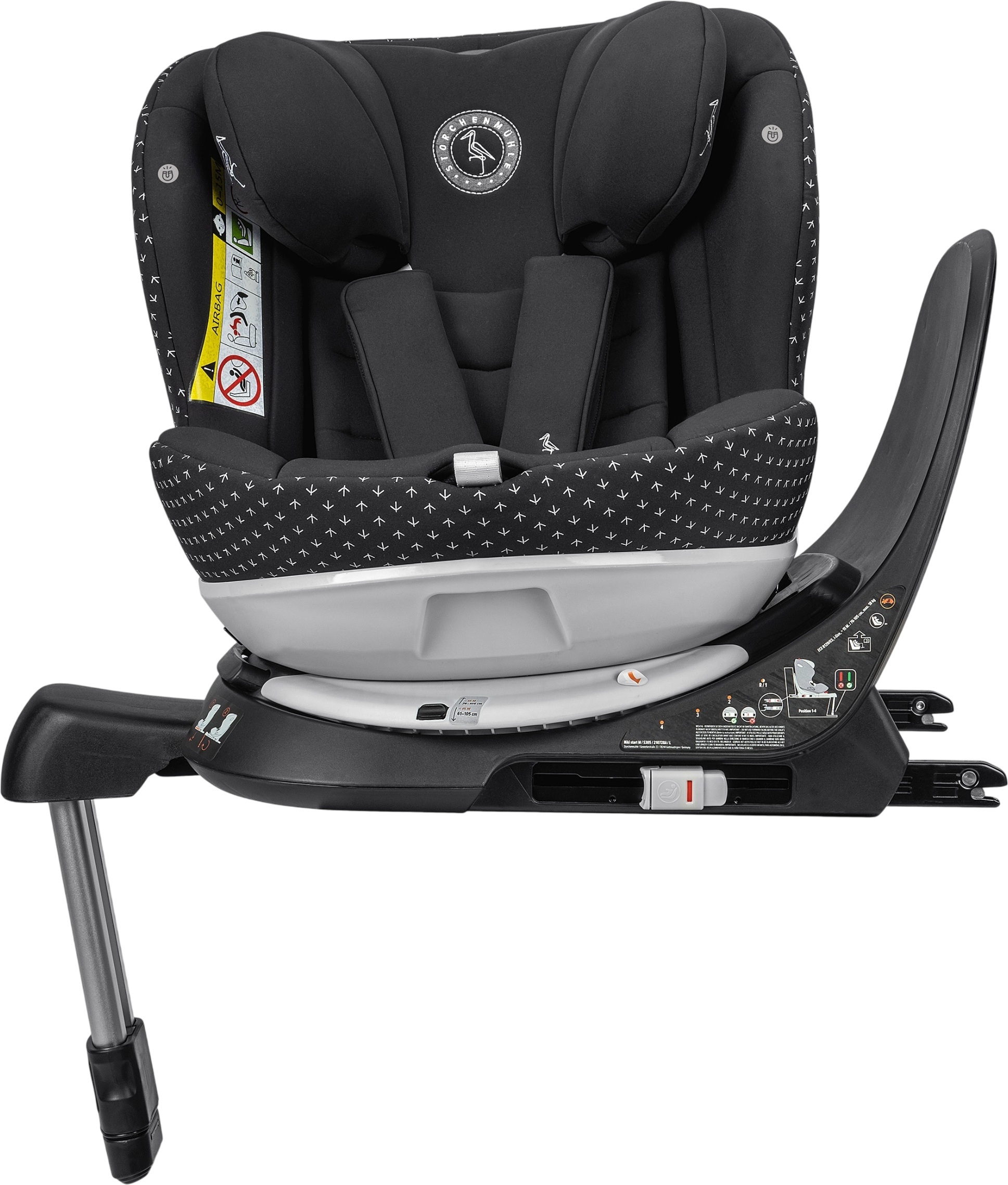 Автокрісло Storchenmuhle Niki Start M Onyx (101-264-305)фото