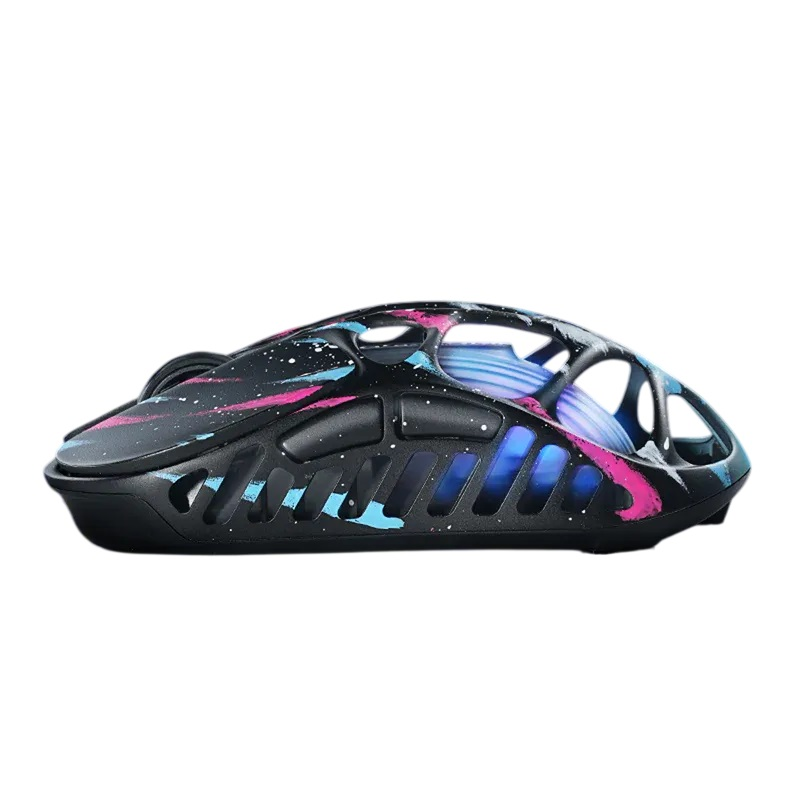 Мышь GravaStar Mercury X Pro, 8K, BT/WL/USB-A, RGB, Neon Graffiti фото 