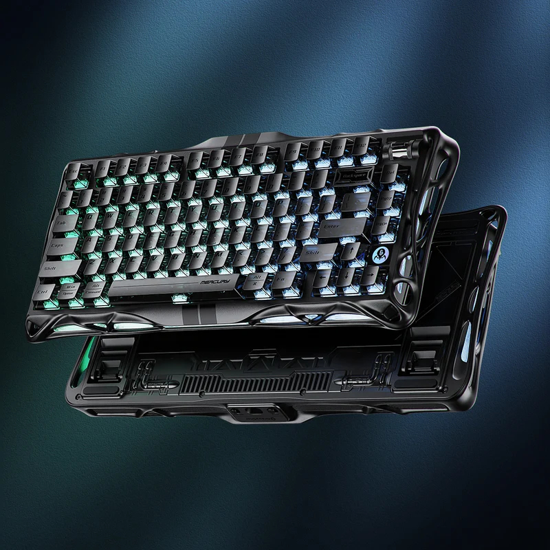 Клавиатура GravaStar Mercury V75 Magnetic Jade Pro Stealth Black