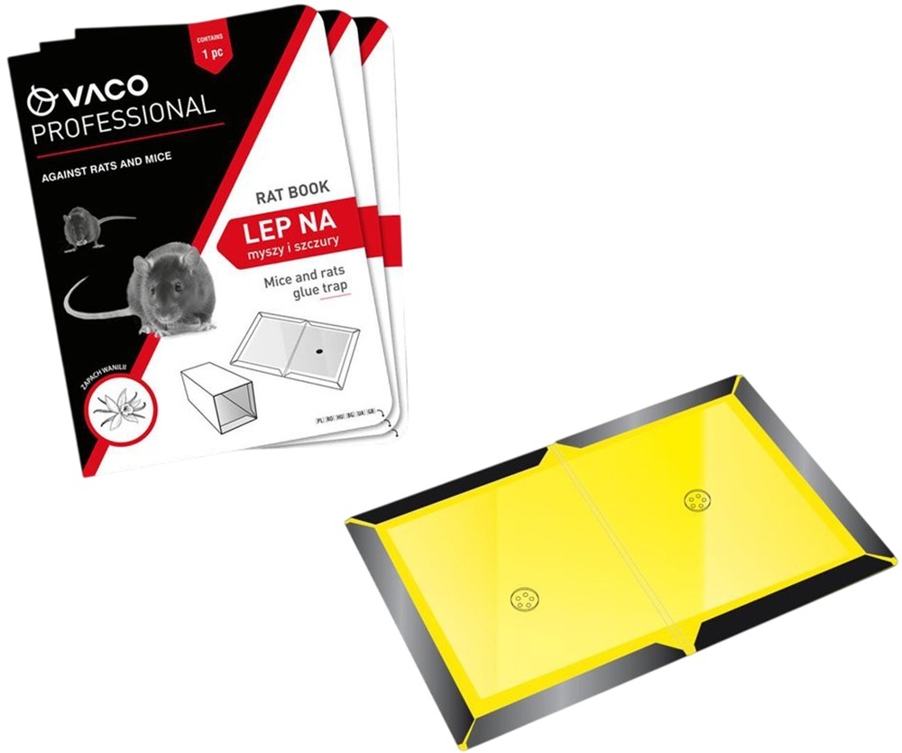 Пастка Vaco Professional RatBook клейова для щурів та мишей 1 штфото