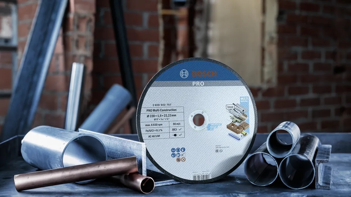 Диск отрезной Bosch Professional универсальный 230x1.9x22.23мм (2.608.602.767) фото 