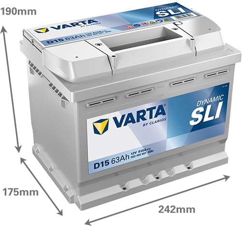 Акумулятор Varta Dynamic SLI 12В 63Аг 610А R+ (563400061) фото 