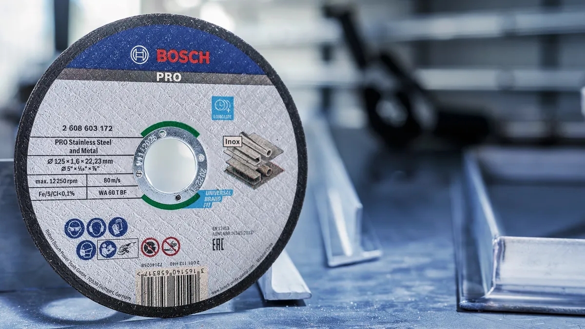 Диск отрезной Bosch Professional для нержавеющей стали и металла 125x1.6x22.23мм (2.608.603.172) фото 