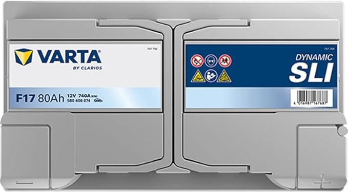 Акумулятор Varta Dynamic SLI 12В 80Аг 740А R+ (580406074) фото 3