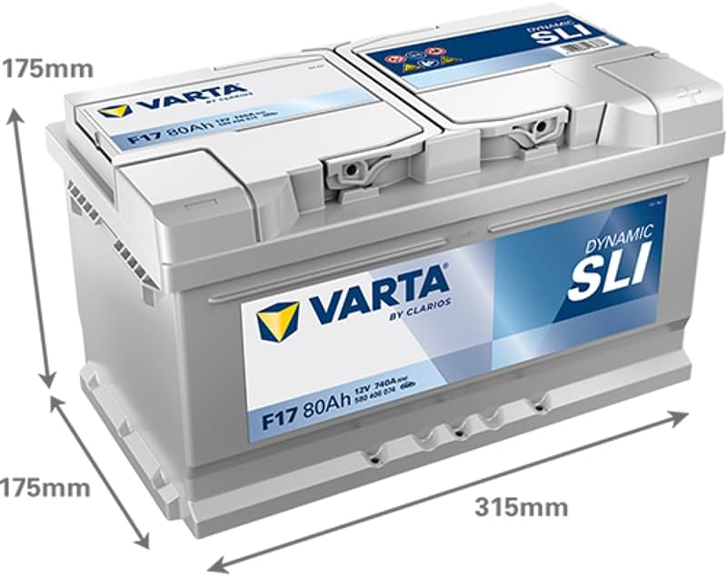 Акумулятор Varta Dynamic SLI 12В 80Аг 740А R+ (580406074) фото 4
