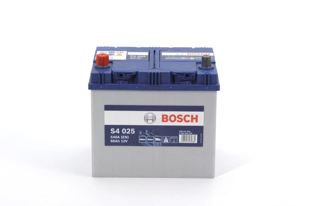 Акумулятор Bosch S4 12В 60А·год 540А L+ (0 092 S40 250) фото 