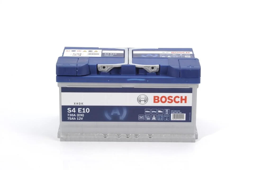 Акумулятор Bosch S4 12В 75А·год 730А R+ (0 092 S4E 100) фото 